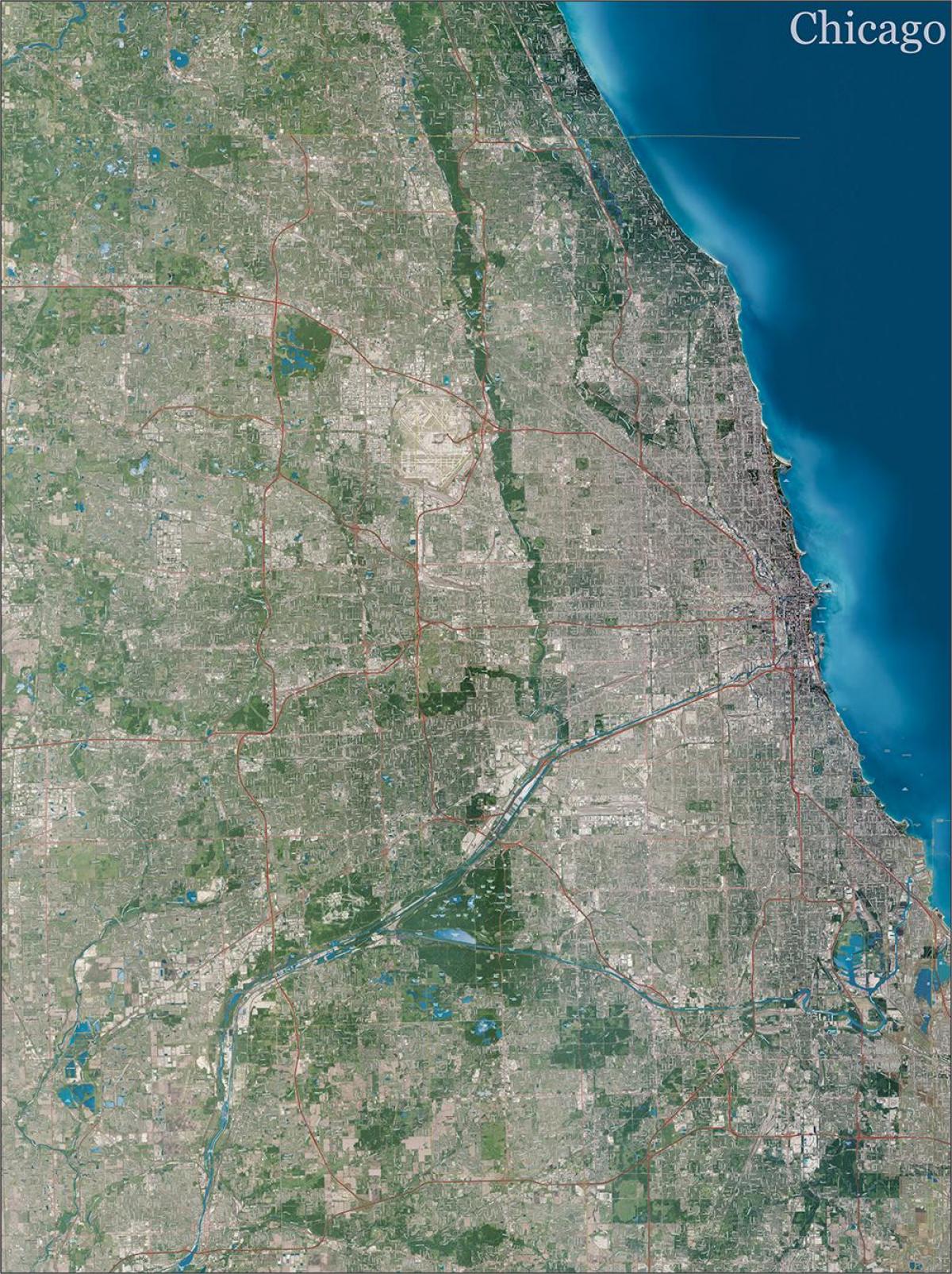 карта высот Чикаго